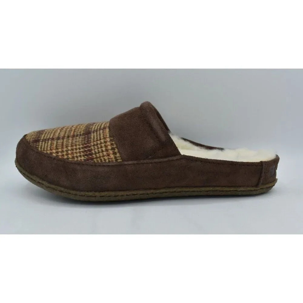Sorel Mens Size 8‎ Falcon Ridge II Scuff Tobacco Gum Slip On Slippers Shoes